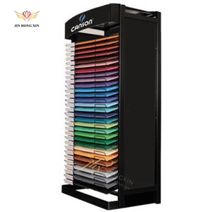 Hochwertiges individualisiertes Metallständer-Rack Werbe-Vorführregal für farbiges Zeichnupapier-Boden-Stil für Werbung - Product Image 5