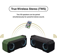 Enceinte portable sans fil en gros, étanche IPX7, accessoires pour téléphone portable, mini caisson de basses pour voiture, enceinte DJ