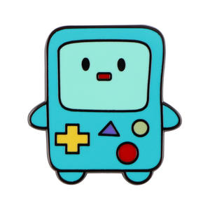 Bros Pin Aksesoris Pakaian Ransel Berbahan Paduan Elektroplating dengan Cetakan Grafir Kartun Badut Adventure Time - Product Image 6