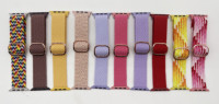 Série de bracelets en tissu 11 10 8 7, bracelet boucle tressée, bracelet en nylon, bracelet solo tressé pour Apple Watch Ultra 3, bracelets de montre réglables