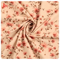 Tissu popeline uni 100% coton biologique, motif floral, tissu imprimé numérique pour jupe de fille