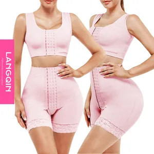 Langqin 에브리데이 스타일 여성용 셰이프웨어 콜롬비아나 엉덩이 강화제 바디 수트 반바지 배 컨트롤 팬티 Shapermint - Product Image 1