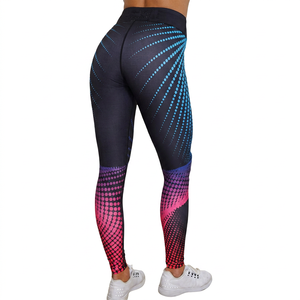 Leggings Deportivos de Cintura Alta para Mujer, Elásticos, para Gimnasio, Ropa Deportiva, Compresión, Casual, Largos - Product Image 1