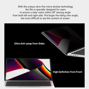 Protecteur d'écran de confidentialité magnétique <span class=keywords><strong>pour</strong></span> <span class=keywords><strong>MacBook</strong></span> Anti-espion ordinateur portable Film de protection amovible filtre de confidentialité - Product Image 4