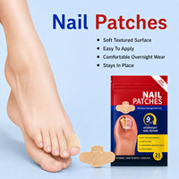 Patchs de réparation des ongles en hydrogel auto-adhésifs pour ongles cassés, soin des pieds nocturne, vente en gros avec emballage OEM ODM