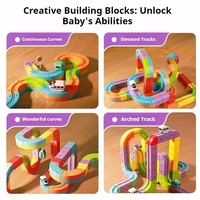 Jouets créatifs à encastrer, train électrique à lévitation magnétique, piste 3D DIY, wagon magnétique, jouets éducatifs, cadeaux d'anniversaire pour enfants