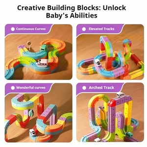 Giocattoli Creativi con Pista Magnetica, Treno Elettrico a Levitazione Magnetica 3D Fai-da-Te, Giocattoli Educativi, Regali di Compleanno per Bambini - Product Image 3