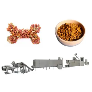 सूखा कुत्ता खाना बनाना बिल्लियों का भोजन निकालने की मशीन मछली चारा उत्पादन पालतू भोजन प्रसंस्करण लाइन