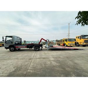 HOWO 3-5 Ton Fully Landed <b>Flatbed</b> Tow <b>Truck</b> | 4X2 Hydraulic Road Rescue Wrecker <b>Truck</b> - Product Image 3