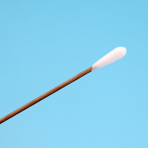 Hisopos de algodón de bambú carbonizado para uso médico, 12 cm, paquete de 50 unidades, esterilizados y desechables. - Product Image 2