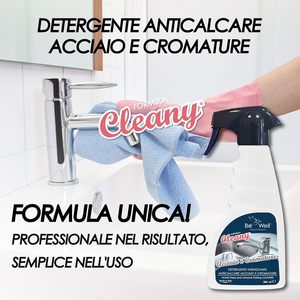 น้ำยาทำความสะอาดเหล็กและโครเมียม Be Well Cleany ขนาด 500 มล. ป้องกันคราบตะกรัน สำหรับใช้ในบ้าน - Product Image 3