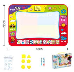 Grand cadeau de Noël et d'<span class=keywords><strong>anniversaire</strong></span> grand tapis de coloriage à l'eau avec couleurs néon jouet de <span class=keywords><strong>dessin</strong></span> éducatif - Product Image 6