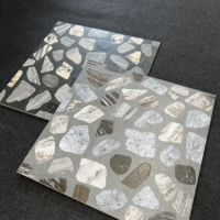 Carreau de pierre convexe concave 3D antidérapant de 600*600mm pour carrelage extérieur Carreaux antidérapants pour balcon