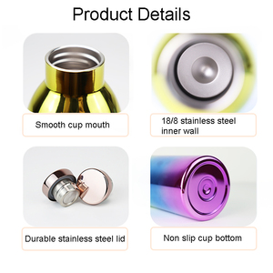 Bouteille d'eau isotherme Topnovo personnalisée en gros pour enfants, en acier inoxydable 18/8 galvanisé avec couvercle - Product Image 3