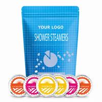 Lot de 6/12 Pastilles de Douche Effervescentes Naturelles, Véganes et Biologiques, pour Bain et Douche, Ensemble d'Aromathérapie