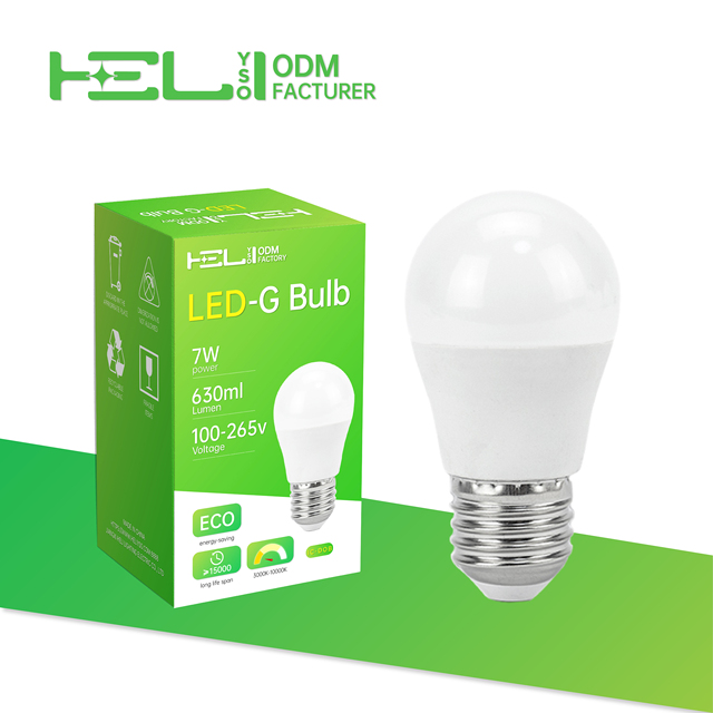 Factory Direct 7W LED G Bulb E27 630lm Full Plastic+PC CCT Adjustable 100-265V 15000h