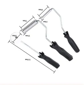 Kit di rulli in fibra di vetro di vendita calda Kit di rulli di laminazione per strumenti a paletta a bolle d'aria per rulli di vernice per stampi in FRP