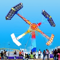 Equipo de Parque de Atracciones a Precio de Fábrica, Atracción de Doble Brazo Tipo Kamikaze en Venta