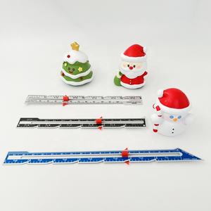 مصنع معدات أصلية لمساطر الخياطة والأدوات الحياكة المصنوعة من الألومنيوم بطول 6 بوصات و12 سم (فضي/أسود) - Product Image 3