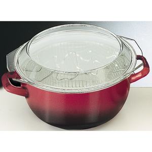 Friteuse - Friteuse à panier de 24 cm, idéale pour la cuisson à l'huile, facile à utiliser, en acier inoxydable, design - Product Image 1