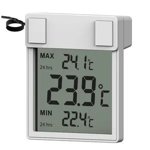 Buiten Thermometers Tuin Huis Muur Gemonteerd Digitaal Min Max Sonde Raam Thermometer Buiten