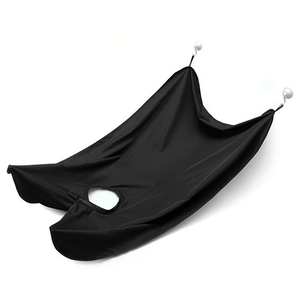 Salon Hair Cape grembiule da <span class=keywords><strong>uomo</strong></span> impermeabile da barba con due ventose progettate per catturare i ritagli di capelli da barba - Product Image 5