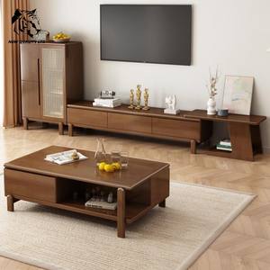 Mueble de TV de madera para sala de estar, estilo rústico, ecológico, nuevo diseño, hecho en fábrica, al mejor precio, personalizable, en stock. - Product Image 6