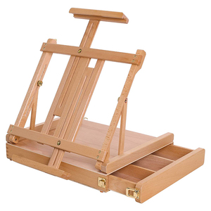 Grande Cavalletto da <span class=keywords><strong>Tavolo</strong></span> Regolabile in Legno con Cassetto Portatile <span class=keywords><strong>per</strong></span> <span class=keywords><strong>Disegno</strong></span> - Product Image 1