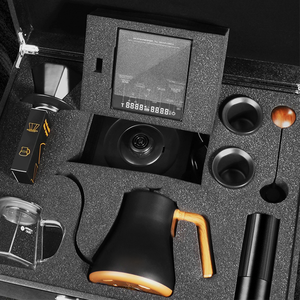 ชุดกาแฟพกพา NIBU Luxury Glass 8 ชิ้น กล่องของขวัญพร้อมเครื่องบด<span class=keywords><strong>กาแฟ</strong></span>แบบรักษ์โลก ขนาด 600 มล. ชุดกาแฟแบบกระเป๋าเดินทาง <span class=keywords><strong>ชง</strong></span><span class=keywords><strong>กาแฟ</strong></span>ด้วยมือ - Product Image 1