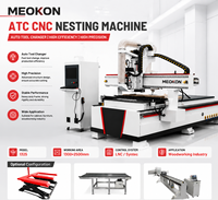 Máquina CNC para Madera con Cambio Automático de Herramienta, Equipo de Corte, Grabado y Fresado para Paneles de Madera Sólida y Muebles