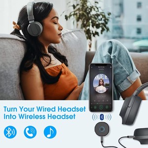 Hg thiết kế mới J33 phổ Bluetooth Receiver 3.5mm AUX không dây âm thanh Receiver được xây dựng trong mic Adapter rảnh tay Xe Bộ dụng cụ - Product Image 4