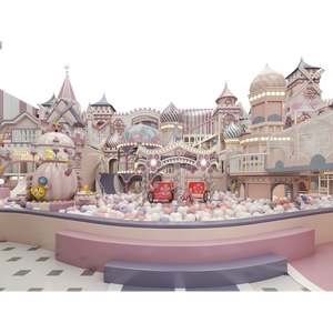 สนามเด็กเล่นในร่ม Aoleao Custom Circus พร้อมสระบอล สไลเดอร์ แทรมโพลีน โกคาร์ท สำหรับเด็ก ของเล่นนุ่มนิ่ม ได้รับการรับรองมาตรฐาน CE TUV CPC - Product Image 3