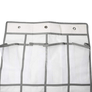 Custom 24-Pocket <strong>Shoe</strong> Organizer Modern Foldable Wardrobe <strong>Hanging</strong> <strong>Storage</strong> over the Door for Bedroom Closet or Dorm Room - Product Image 2