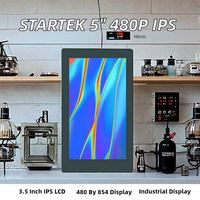Écran tactile capacitif TFT LCD IPS 3,5 pouces 480p industriel, prix usine ZYO
