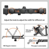 Support de tablette réglable pour voiture, support de tablette en ABS durable pour la navigation automobile