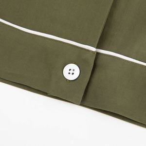 Camisa de Verano Personalizada para Hombre, con Cuello Cubano, Bloques de Color y Cierre de Hebilla, Manga Corta - Product Image 6