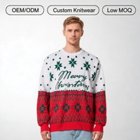 Pull en tricot jacquard géométrique pour homme, lavable en machine, chaud pour l'hiver, OEM ODM personnalisé