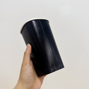 Custom <b>Disposable</b> Square Paper <b>Cup</b> for Coffee Shops and Serving Mineral Water Energy Drinks with Lid - Product Image 5