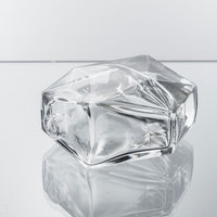 Bouteilles de parfum polies de forme unique de 3.4oz avec boîte