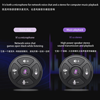 GAM-UM10 mode USB intégré double haut-parleurs appel instantané Portable omnidirectionnel mains libres conception enregistrement Mini Microphone