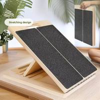 Planche inclinable portable et écologique en bois pour étirements des mollets