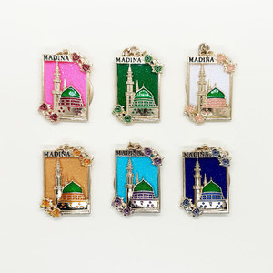 Porte-clés pendentif style ethnique petite maison - Article <span class=keywords><strong>de</strong></span> décoration plaqué or - Souvenir <span class=keywords><strong>de</strong></span> voyage Vente directe fabricant - Product Image 1