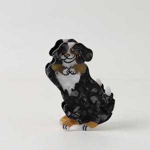 Pinza para el Cabello con Diseño de Animales, Serie Acetic Acid Grip Clip, Perro con Manchas, Tigre, Gato, Niña con Cabello, Corazón, Tiburón, Accesorios para el Cabello Hechos a Mano - Product Image 6