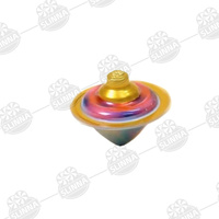 Bonbons gélifiés doux et acidulés Halal en forme de toupie, fourrés à la confiture, saveur fruitée, pour enfants, en forme de jouet, très demandés