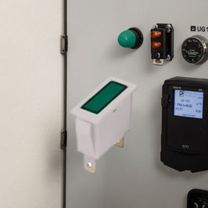 系列10毫米发光二极管指示灯，带塑料外壳金属指示器引脚端子6v-220v 10毫米指示器 - Product Image 2