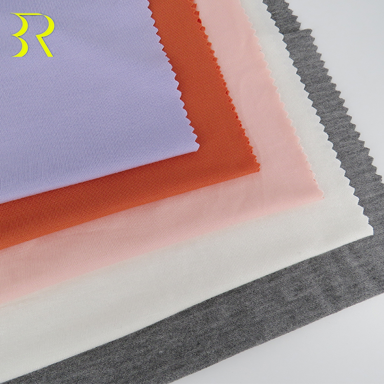 Антибактериальная быстросохнущая Экологически чистая трикотажная Бамбуковая ткань из 95% бамбука 5% спандекса для детской одежды