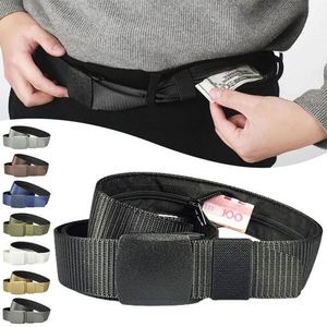 Travel Cash Anti-Theft Braided Silk Belt <b>for</b> Women & <b>Men</b> Portable Hidden Money Strap <b>Wallet</b> 120cm Polyester/Cotton - Product Image 1
