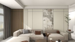 Pannello Murale Flessibile in WPC, Texture Rigida, Resistente agli Agenti Atmosferici, Ignifugo, Insonorizzante, Impermeabile, Antimuffa, Rivestimento Murale 3D Scanalato - Product Image 4