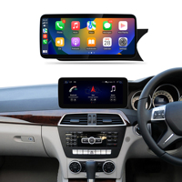 Reproductor de DVD de 12.3 Pulgadas con Android 12, Pantalla Android de 8 Núcleos, GPS, Pantalla Estéreo Multimedia, Piezas de Automóvil W204 para Mercedes Benz Clase C