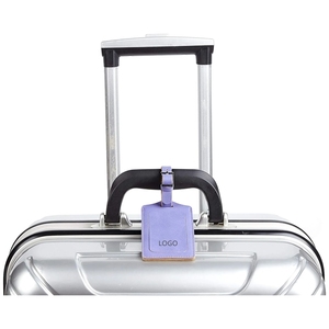 ป้ายแท็กกระเป๋าเดินทางหนัง PU แบบกำหนดเองขายส่งราคาถูก ป้ายหลากสีสำหรับกระเป๋าเดินทาง เป้สะพายหลัง ของที่ระลึกสำหรับการเดินทาง - Product Image 2